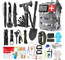 Comprar Survival Kits,222 Pcs Emergency Survival Gear First Aid Kits