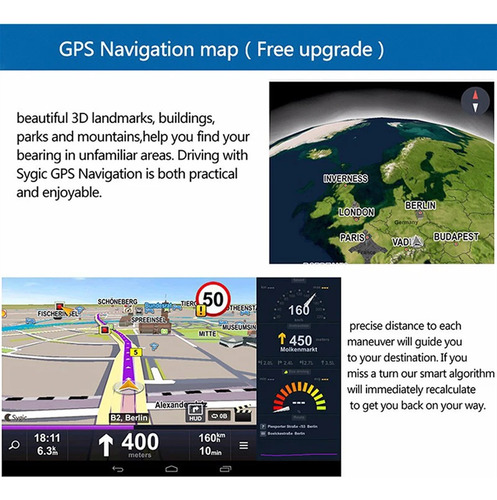 Ips 4g Android Dash Cam Gps Transmisión De Alta Definición