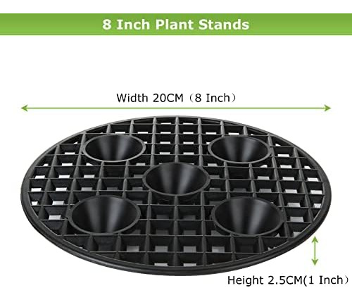 24 Elevadores De Macetas De Nivel De Planta De 8 Pulgadas Co
