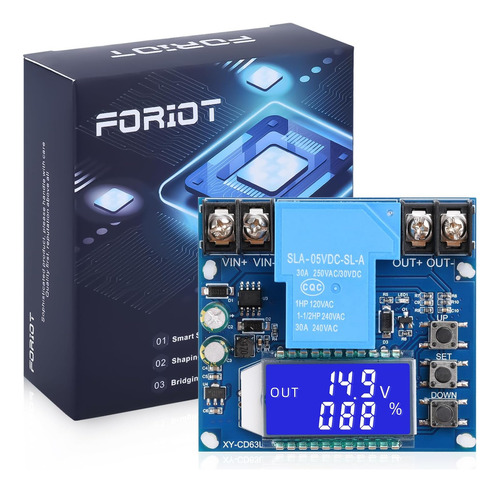 Controlador De Corte De Bajo Voltaje Dc 6-60v 30a Con Lcd