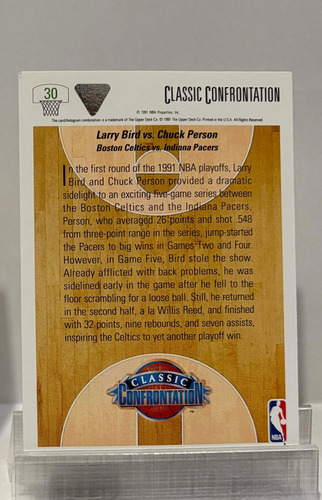 Larry Bird Upper Deck '91 - '92 Classic Confrontation (30) (Usado)