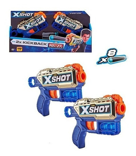 X-shot Kickback Golden Nerf