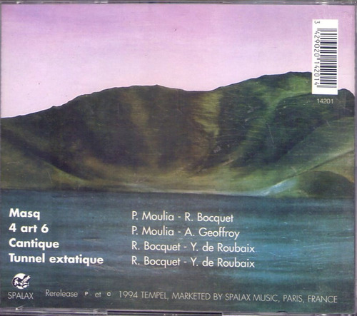 Catharsis - Volume 1 Masq - Cd