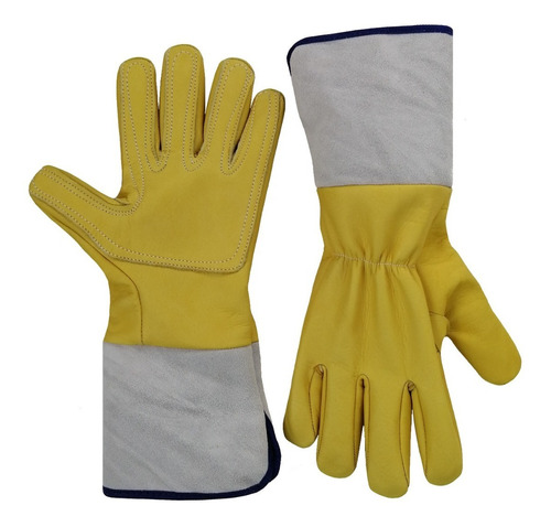 Guantes De Vaqueta Tipo Ingeniero Reforzados X 12 Pares