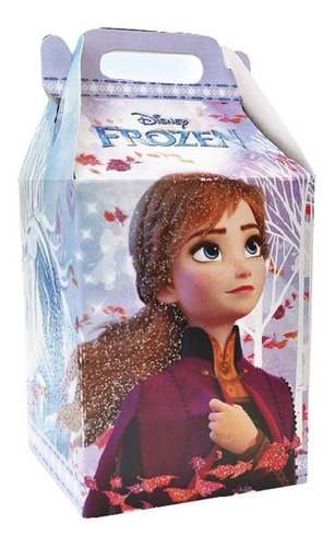 Cajita Feliz Gibreada Para Cumpleaños X 6u - Frozen