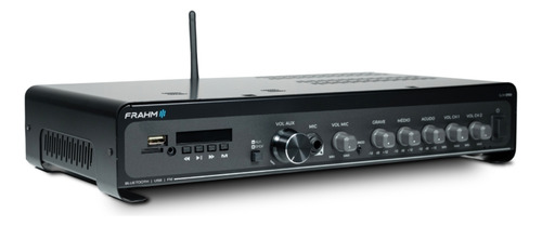 Kit Som Ambiente Frahm 3700 + 6 Cx Som De Embutir Teto Cor Preto Potência De Saída Rms 240 W 110v/220v