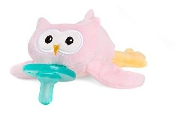 Wubbanub Infant Pacifier Pink Owl