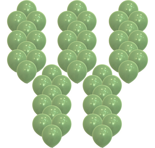 Globos Premium 10 Pulgadas X 50 Unidades Verde Oliva