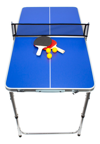 Mesa De Mini Ping-pong Plegable 120 X 60 X 70 Cm. (extendida