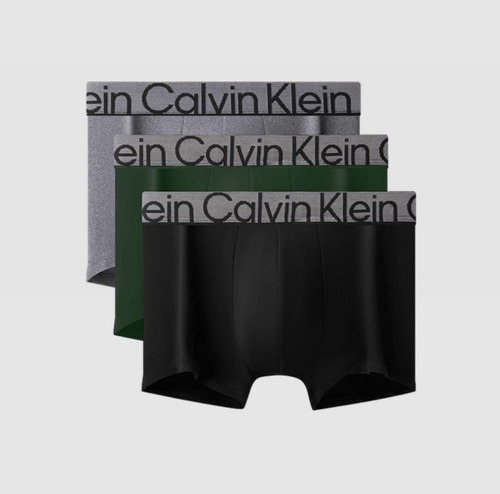 Boxer Low Rise Trunk Calvin Klein Microfibra 3pz Np2686o