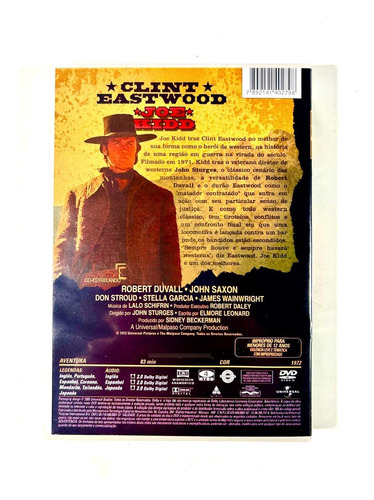 Clint Eastwood - Os Imperdoáveis + Joe Kidd - 3 Dvd