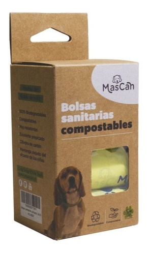 Bolsas Sanitarias Compostables Standar Amarillo