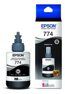 Botella De Tinta Epson 774, Para Wf M105 / M205, 140ml,negro