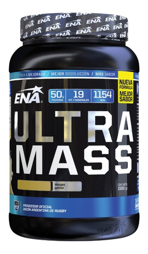 Ultra Mass Gainer 1,5 Kg Proteína Ena Ganador De Peso