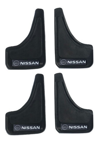 Set De 4 Guardafangos para Auto Nissan Blanca