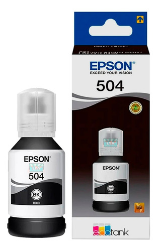 Botella Tinta Negra Original Para Impresora Epson L4260