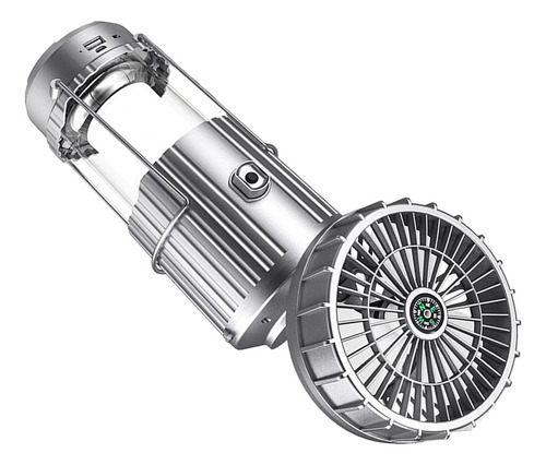 Hnhnluz De Camping Con Ventilador Solar, Reflector Multifunc