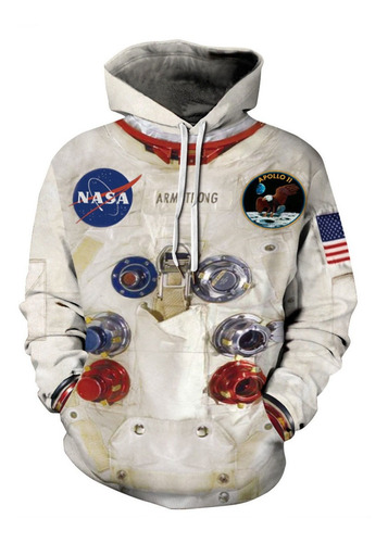 Astronauta Sudadera Neil Armstrong Nasa Para Cosplay Adultos