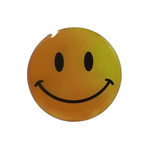 Calco Resinada Autoadhesiva Emoji Sonrisa Smile Parque Chas
