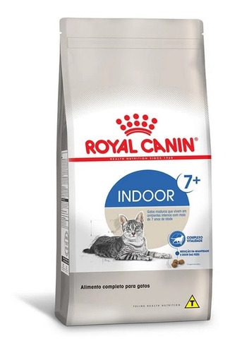 Ração Para Gatos Adultos Indoor 7+ Anos 1,5kg Royal Canin