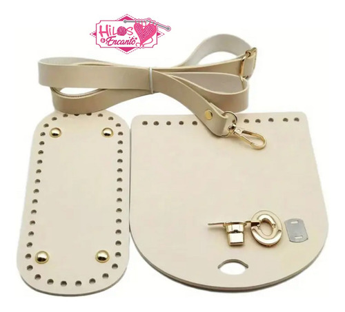 Base Para Bolso Para Tejer Con Solapa Y Correa Tipo Piel Diy