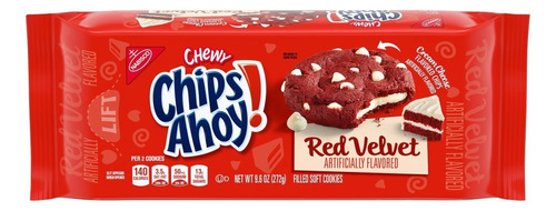 Galletas Chips Ahoy Chewy Red Velvet 272g