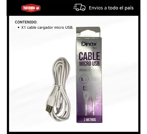 Cargador Usb 2.1a Carga Rápida + Cable Micro Usb