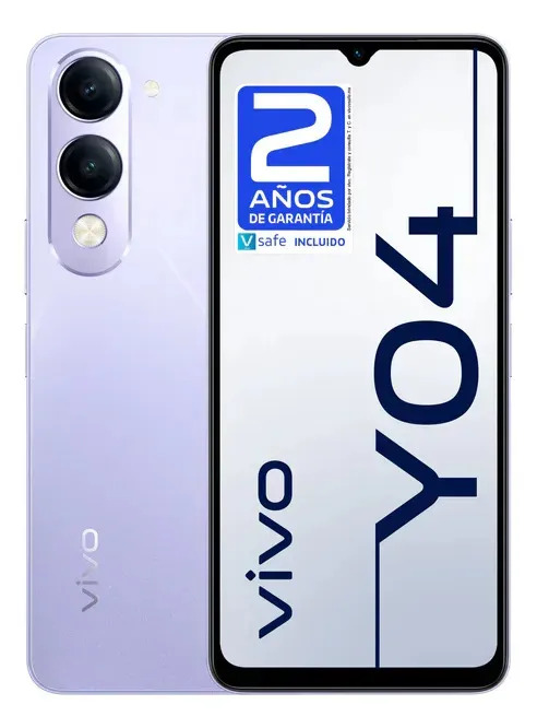 vivo Y04 Lavanda 128GB 4GB RAM Desbloqueado | Nuevo | Tienda Oficial vivo México