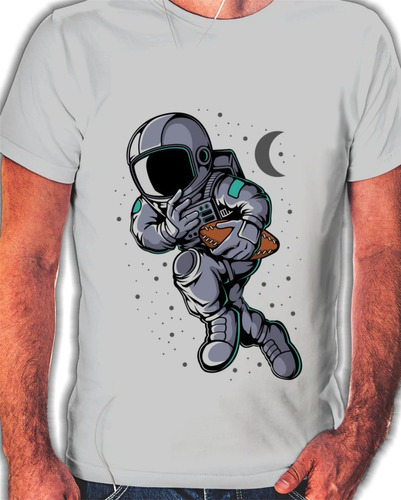 Remeras Remelotas  Con Astronauta Jugando Al Rugby - 0955