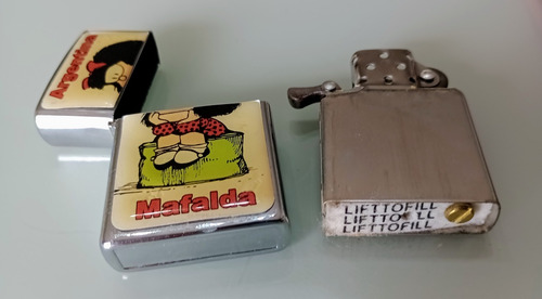 Mafalda Argentina Case Bolsinha E Isqueiro Funcionando (Usado)