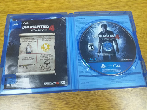 Uncharted 4 A Thief's End Ps4 - Físico - Usado