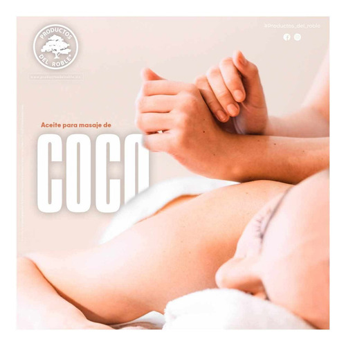 Aceite De Coco - Aceite Para Masajes Coco