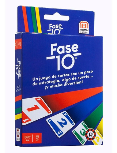 Juego De Mesa Cartas Y Estrategia Fase 10 Ruibal 7602