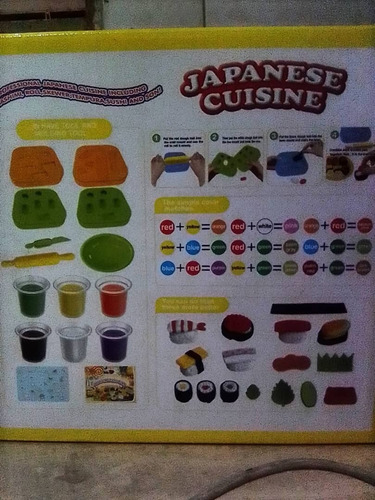 Imagen 3 de 5 de Sushi Set/ Juego Creación De Plastidedos Para Niños Nuevo