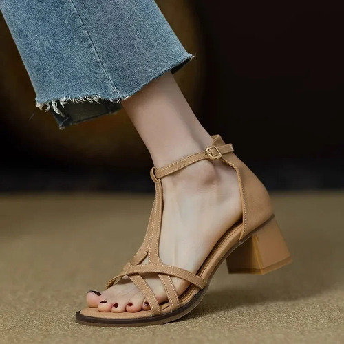 Sandalias Romanas, Zapatos De Verano De Tacones Altos Para M