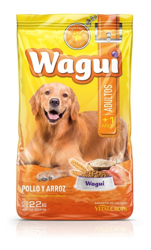 Imagen 1 de 2 de Alimento Wagui Perros Adultos X 20 Kg + 2 Kg Gratis. 