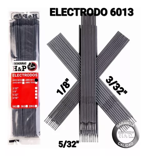 Soldadura Electrodo E 6011 3/32 (2,4mm) (CAJA 1 KG) (E6011-3/32-1K)