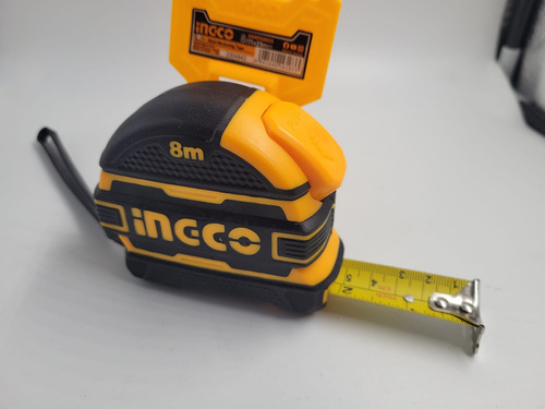 Cinta Huincha De Medir Metrica De Acero 8m Ingco Hsmt08825