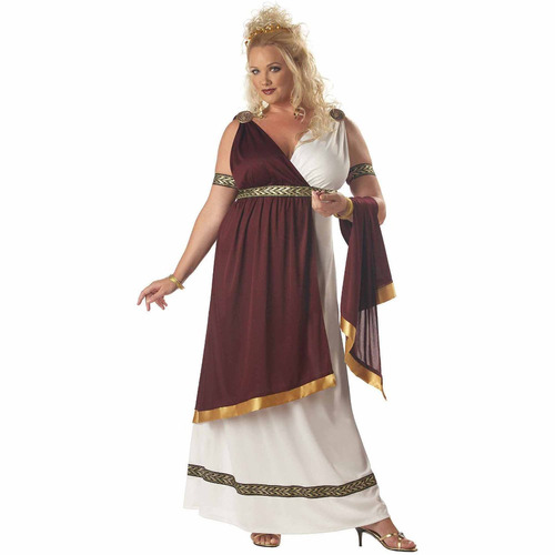 Disfraz De Emperatriz Romana Para Mujer Talla: X Halloween