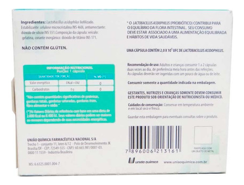 Kit 3 Florastor Probiótico 12 Cápsulas 2517530
