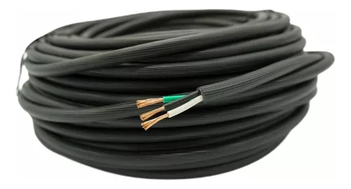 Cable Eléctrico de Uso Rudo 3 Hilos Calibre 18 AWG, Hasta 600 V. Rollo de  100