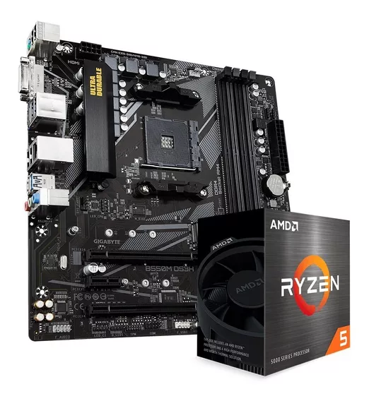 Combo Actualización Pc Amd Ryzen 5 5600x + B550 Am4 Ddr4 M.2