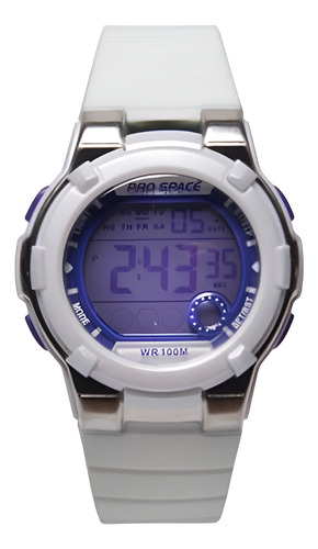 Reloj Okusai Pro Space Dama Psd0016-dir-7 Sumergible Blanco Blanco Blanco