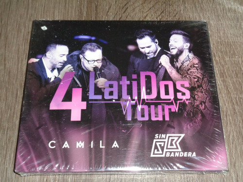 Camila / Sin Bandera, 4 Latidos Tour, 2cds+1dvd, Nuevo!!!