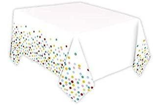 Toalha De Mesa Festa Colors - Confete- 01 Unidades - 2,20m X