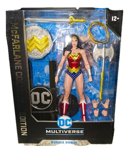 Figuras De Colección Mcfarlane D.c. Wonder Woman Y Capitan C (Reacondicionado)