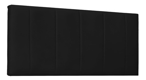 Cabeceira Painel Para Cama Box Solteiro 90 Ravenna Corino Cor Preto