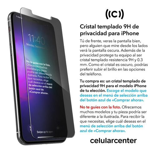 Cristal Privacidad Para iPhone 13 12 11 X Xs Xr 8 7 6 5 Se