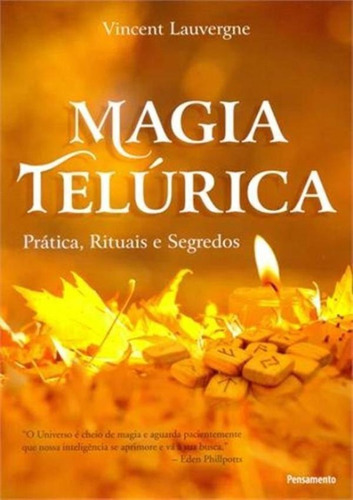 Magia Telúrica, De Vicent Lauvergne., Vol. Não Aplica. Editora Pensamento, Capa Mole Em Português