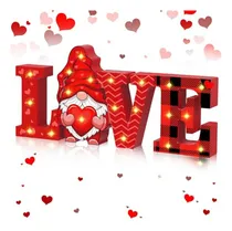 Comprar Decoraciones Led De Madera Para San Valentín Y Otras Fiestas